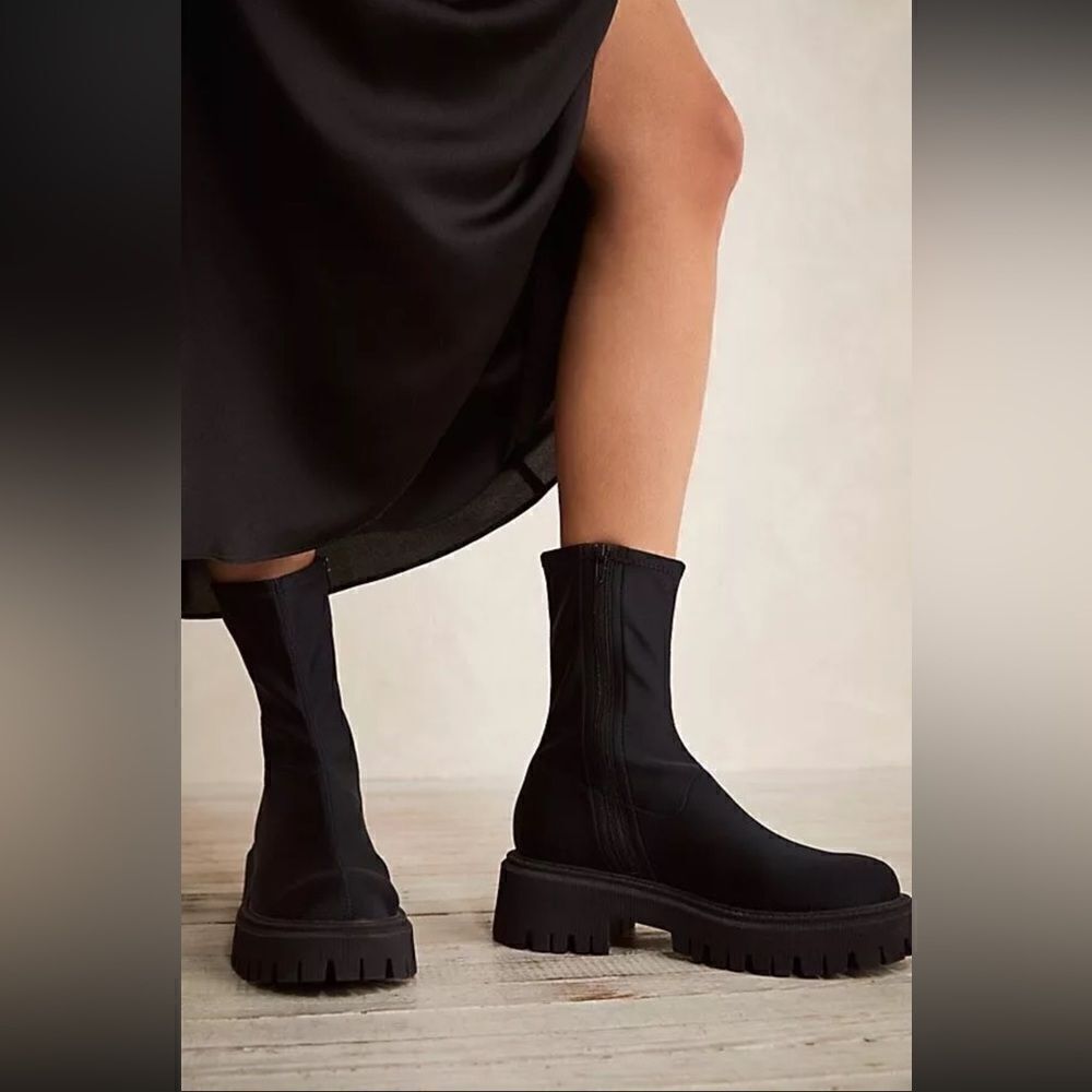 Free People Alaina Stretch Boots NEW